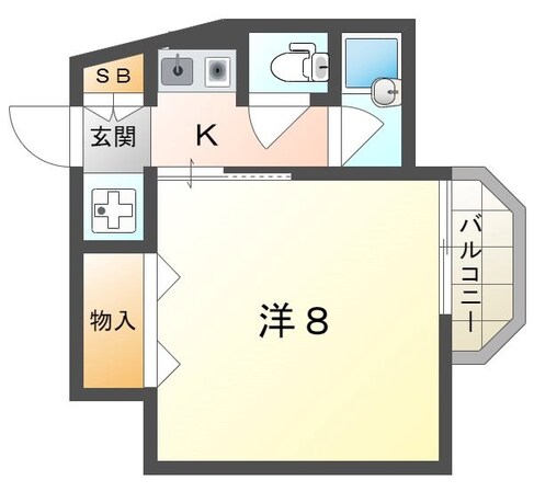 ナカタビルIII番館の物件間取画像